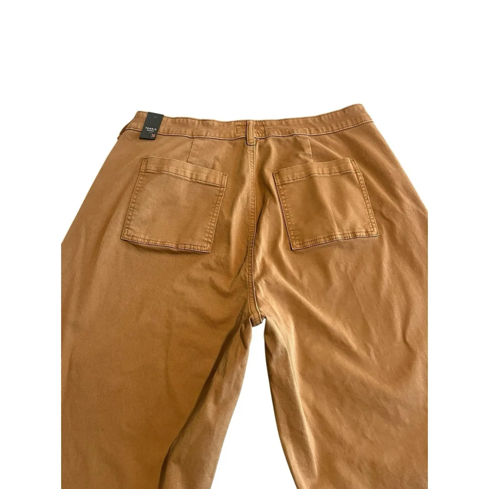 Torrid Brown Wide Leg Trousers Womens Size 16 NWT - Picture 11 of 12